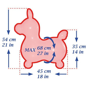 rody horse dimensions
